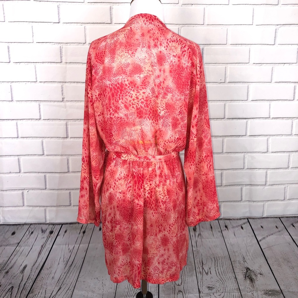 VICTORIA’S SECRET Coral Pink Robe - Picture 4 of 6